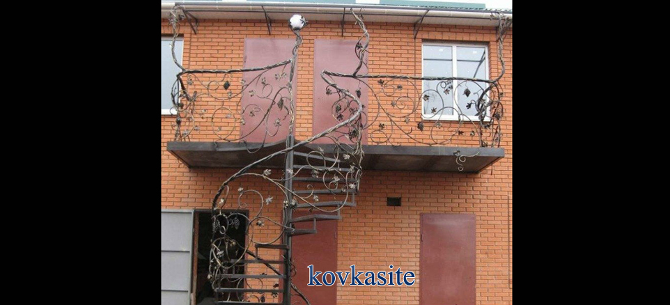 кованые металлические лестницы в москве №31
